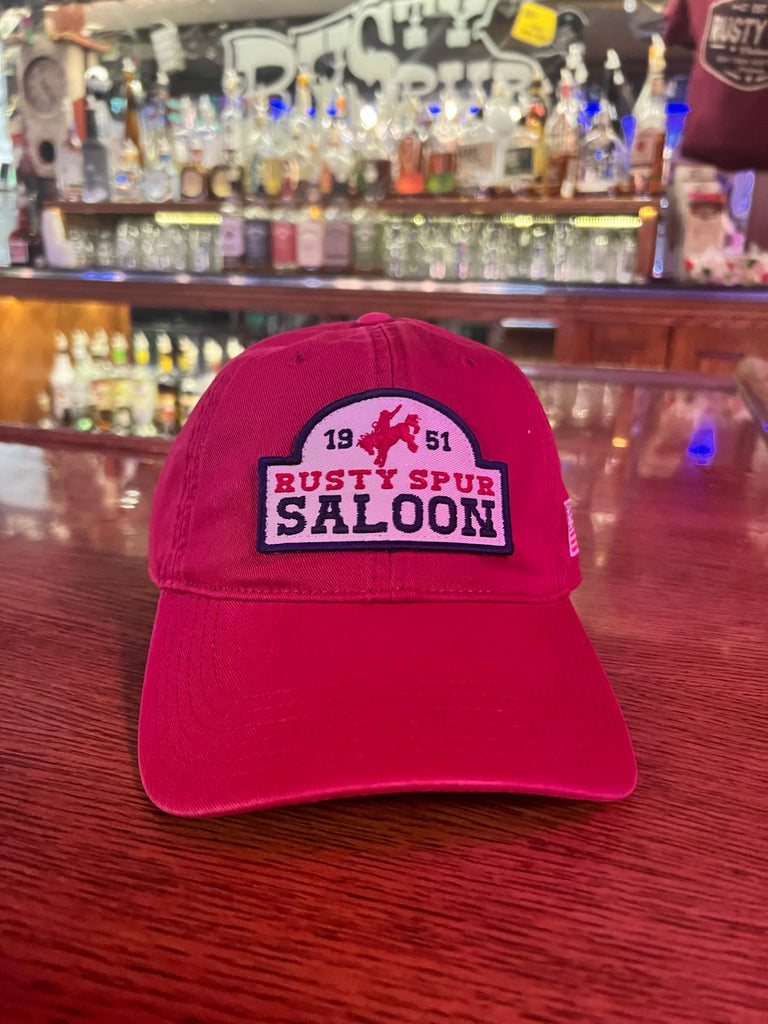 Classic Red Rusty Spur Saloon Hat